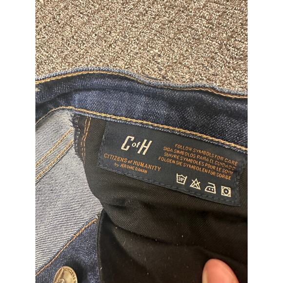 Citizens of Humanity Elson Medium Rise Straight Leg Womens Blue Jeans‎ Sz 28 - Picture 4 of 11